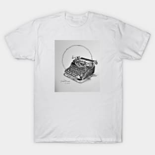 Typewriter (with circle) T-Shirt